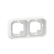 B - SUPPORT PLAQUE ENCASTRE 2 PO