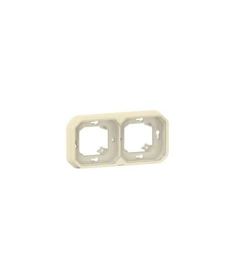 C - SUPPORT PLAQUE ENCASTRE 2 PO