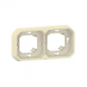 C - SUPPORT PLAQUE ENCASTRE 2 PO