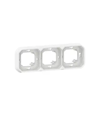 C - SUPPORT PLAQUE ENCASTRE 3 PO