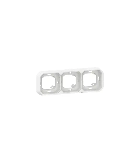 C - SUPPORT PLAQUE ENCASTRE 3 PO