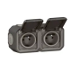 B - PRISE DE COURANT 2X2P+T HORI
