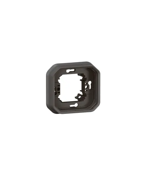 SUPPORT PLAQUE ENCASTRE 1 POSTE