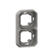 SUPPORT PLAQUE ENCASTRE 2 POSTES