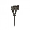 B - PIQUET DE JARDIN PLEXO AVEC