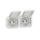 B - PRISE DE COURANT 2X2P+T HORI