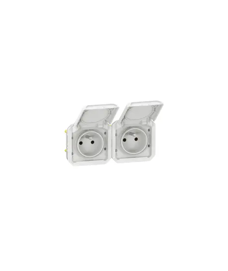B - PRISE DE COURANT 2X2P+T HORI