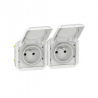 B - PRISE DE COURANT 2X2P+T HORI