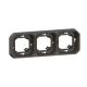B - SUPPORT PLAQUE ENCASTRE 3 PO