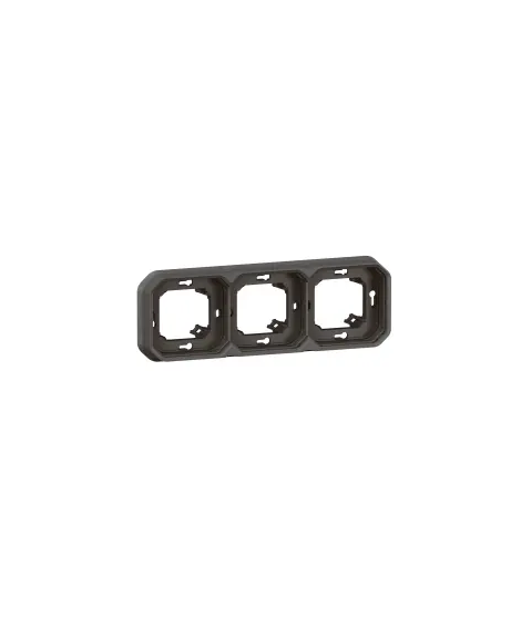 B - SUPPORT PLAQUE ENCASTRE 3 PO
