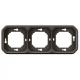 B - SUPPORT PLAQUE ENCASTRE 3 PO