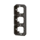 B - SUPPORT PLAQUE ENCASTRE 3 PO