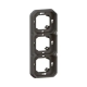B - SUPPORT PLAQUE ENCASTRE 3 PO