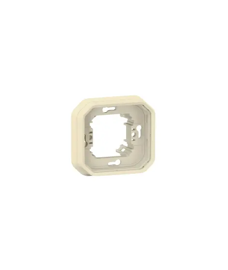 B - SUPPORT PLAQUE ENCASTRE 1 PO