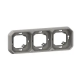 B - SUPPORT PLAQUE ENCASTRE 3 PO