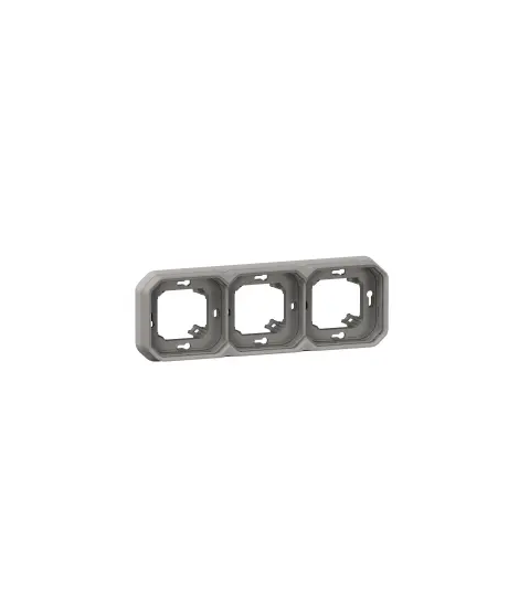 B - SUPPORT PLAQUE ENCASTRE 3 PO