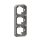 B - SUPPORT PLAQUE ENCASTRE 3 PO