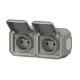 B - PRISE DE COURANT 2X2P+T HORI