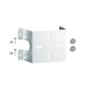 C - REHAUSSE PLEXO 1 POSTE INOX