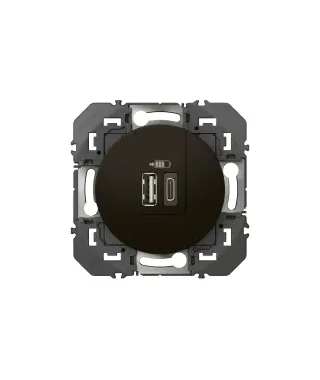 Double chargeur USB 1 Type-A + 1