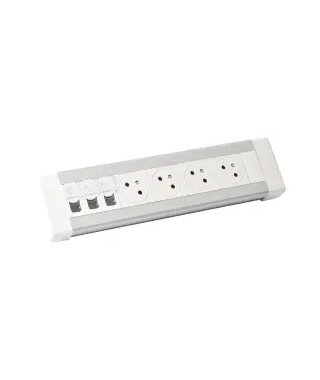 BLOC BUREAU 4X2P+T + 3XRJ45 CATE