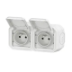 C - DOUBLE PRISE DE COURANT HORI