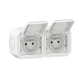 C - DOUBLE PRISE DE COURANT HORI