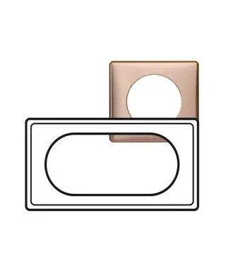 PLAQUE CELIANE METAL 4 A 5 MODUL