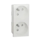 UNICA - PRISE DOUBLE 2P+T - FR -