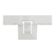 UNICA - OBTURATEUR - 2 MODULES -