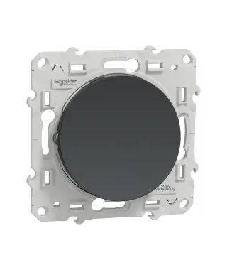 ODACE - BOUTON POUSSOIR - GRIS A