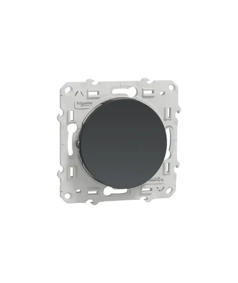 ODACE - BOUTON POUSSOIR - GRIS A