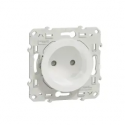 ODACE, PRISE DE COURANT 2P BLANC