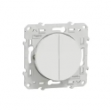 ODACE, DOUBLE POUSSOIR BLANC, A