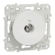 ODACE - PRISE TV SIMPLE BLANCHE