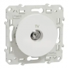 ODACE - PRISE TV SIMPLE BLANCHE