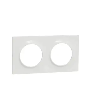 ODACE STYL, PLAQUE BLANC 2 POSTE