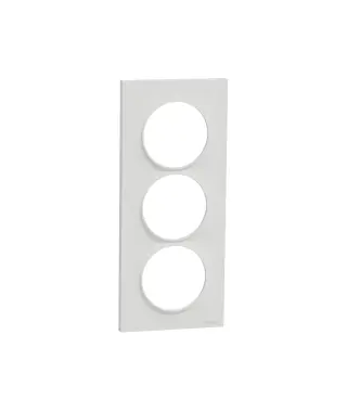 ODACE STYL, PLAQUE BLANC 3 POSTE
