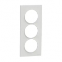 ODACE STYL, PLAQUE BLANC 3 POSTE
