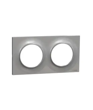 ODACE STYL, PLAQUE ALU 2 POSTES