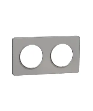ODACE TOUCH, PLAQUE ALU 2 POSTES