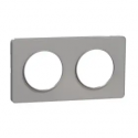 ODACE TOUCH, PLAQUE ALU 2 POSTES