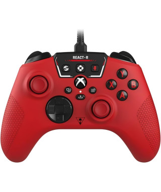 Manette de jeu filaire - TURTLE BEACH - REACT-R - Rouge - Xbox & Windows