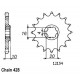 Kit Chaine Origine Hyosung Gv 125 Aquila 2000-2004 13x48 - 428 Sans Joints Toriques