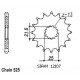 Kit Chaine Origine Suzuki Gsx-S 750 - 17x43 - 525 Avec Joints Toriques