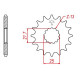Kit Chaine Origine Suzuki Gsx-S 750 - 17x43 - 525 Avec Joints Toriques