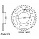 Kit Chaine Origine Aprilia Rsv 1000 R/Sl/Sp 1998-2003 17x42 - 525 Avec Joints Toriques