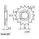 Kit Chaine Origine Kawasaki Z 900 ABS - 15x44 - 525 Avec Joints Toriques