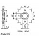 Kit Chaine Honda Xl 600 Lm/Rm 1985-1987 15x40 - 520 Sans Joints Toriques