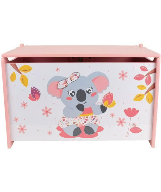 CALLY MIMI KOALA Coffre a jouets en bois ± 40 x 58 x 36 cm pour enfant